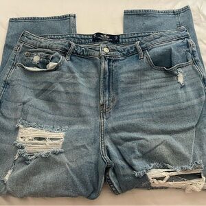 Hollister Distressed Ultra High Rise Jeans